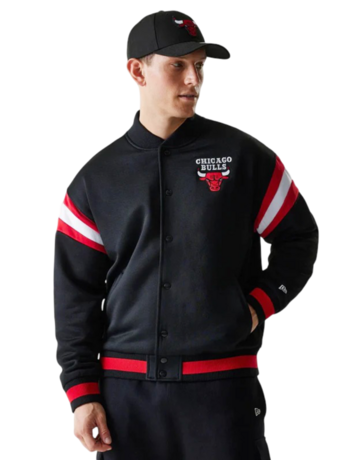 Chaqueta Bomber New Era NBA Chicago Bulls Panel