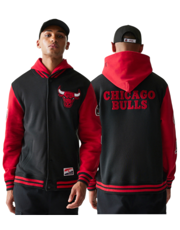 Chaqueta New Era NBA Chicago Bulls H1 SNPFRT 2968 con Botones a Presíon