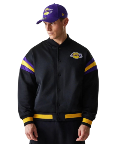 Chaqueta Bomber New Era NBA LA Lakers Panel