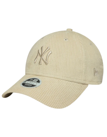 Gorra New Era Wmns MLB NY Yankees Cord 9FORTY Adjustable Cap "Cream"