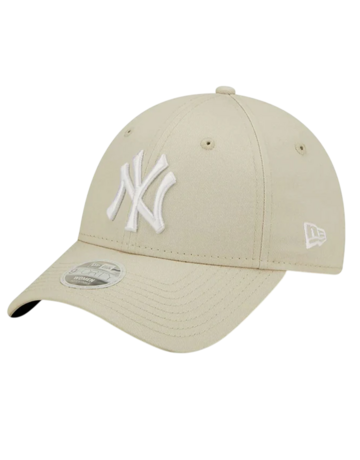 New Era Wmns NY Yankees League Ess 9FORTY Adjustable Cap "Light Beige"