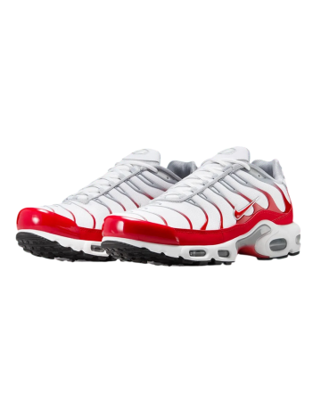 Nike Air Max Plus "White University Red Wolf Grey"
