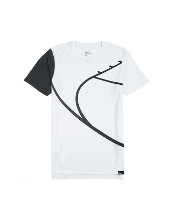 Nike Camiseta Court Graphic (100/white/black)