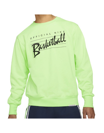 Sudadera Nike Dri-FIT Standard Issue Basketball "Lime Glow/Pale Ivory"