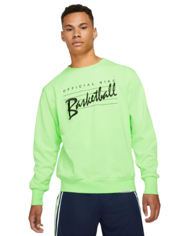 Sudadera Nike Dri-FIT Standard Issue Basketball "Lime Glow/Pale Ivory"