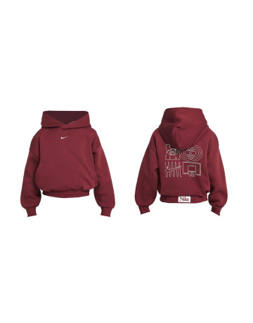 Sudadera Niño/Niña Nike Culture of Basketball "Bronzine" "Team Red"