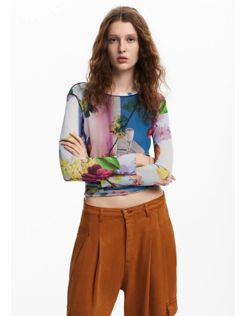 Desigual Printed T-shirt M. Christian Lacroix"Multicolor"