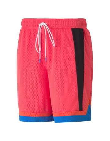 Puma Basketball LaMelo One stripe Short "Hot Coral"