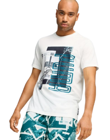 Puma Basketball Winning Shot Tee 1 "White"