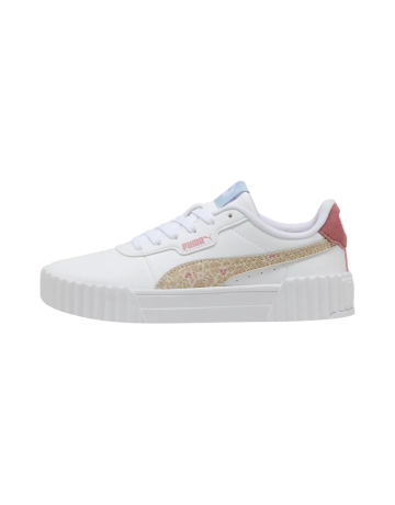 Zapatillas Junior Puma Carina 3.0 Winter Safari Jr. "White-Birch"