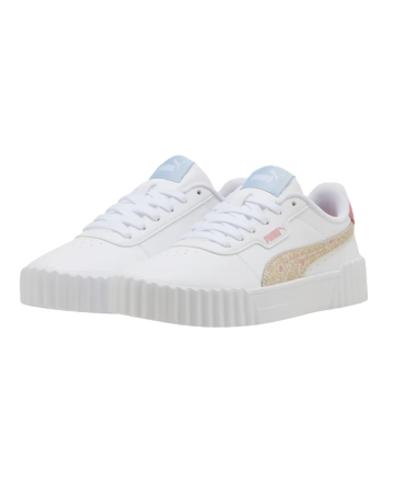 Zapatillas Junior Puma Carina 3.0 Winter Safari Jr. "White-Birch"