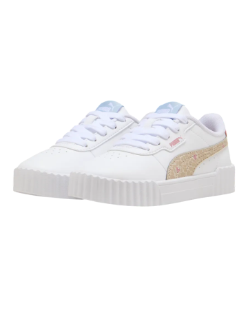 Zapatillas niña Puma Carina 3.0 Winter Safari PS "White-Birch"