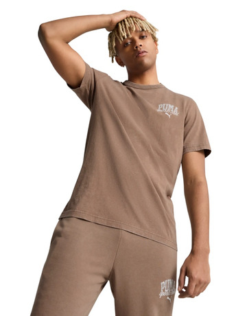 Añadir a la cesta PUMA CLASS Washed Tee "Totally Taupe" PUMA CLASS Washed Tee "Totally Taupe"