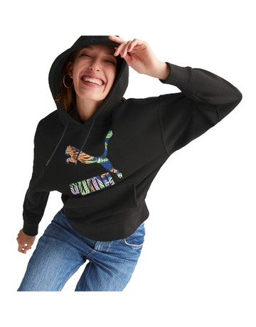 Puma Classics Logo Infill Hoodie TR "Black"