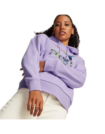 Puma Classics Logo Infill Hoodie TR "Vivid Violet"