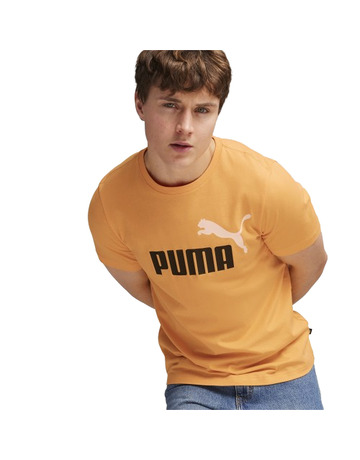 Puma ESS+ 2 Col Logo Tee "Ginger Tea"
