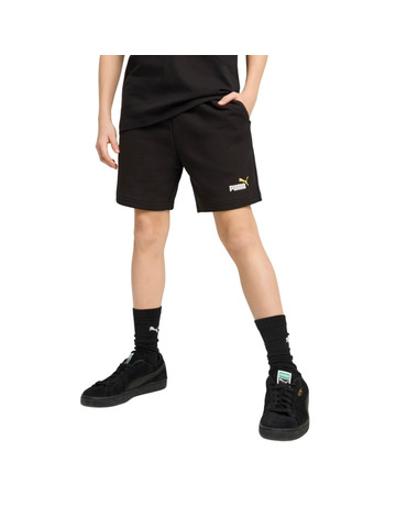 Puma ESS 2 COLOR No. 1 Logo Shorts TR B "Black-Sunny Yellow"