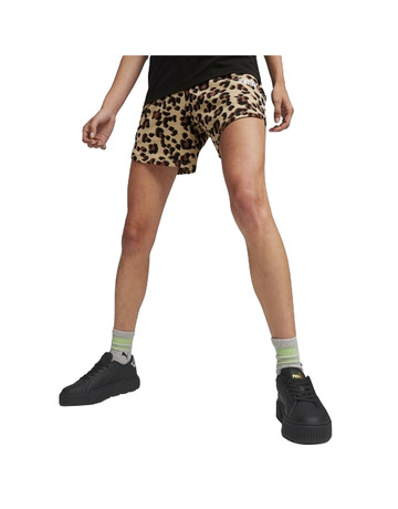 Puma ESS+ ANIMAL 5" AOP Shorts "Prairie Tan"