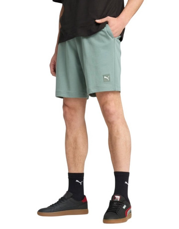 Puma ESS ELEVATED Shorts 9" TR "Green Moon"