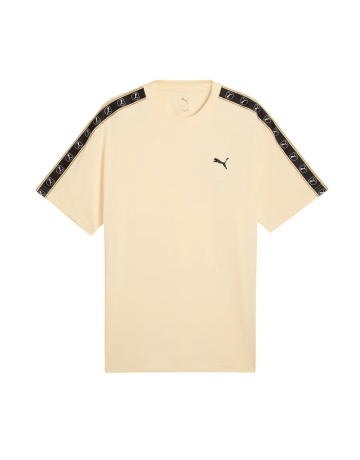 Puma Camiseta holgada Essentials Elevated Tape  "Buttercream"