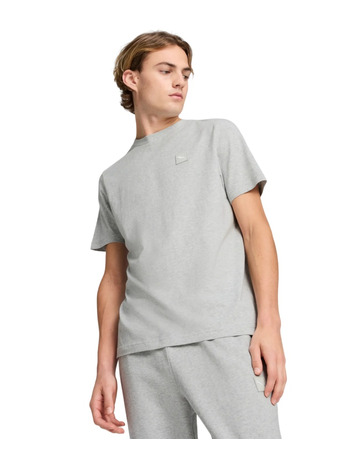 Puma ESS ELEVATED Tee "Light Gray Heather"