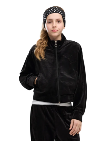 Chaqueta de chica Puma ESS ELEVATED Velour "Black"
