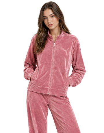 Chaqueta Puma ESS ELEVATED Velour  "Dusky Rosewood"