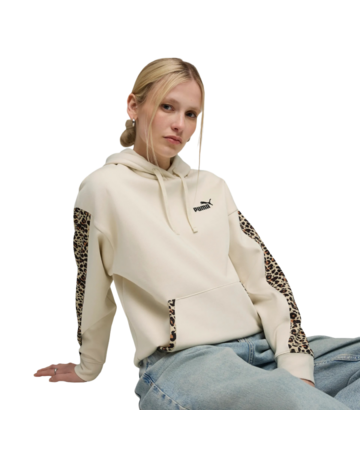 Puma ESS GRAPHIC Animal Comfort Hoodie FL "Alpine Snow"