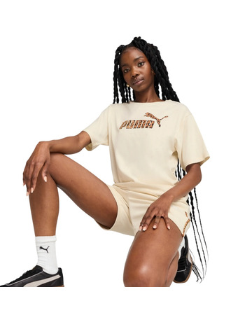 Puma ESS GRAPHIC ANIMAL Relaxed Tee " Alpine Snow"