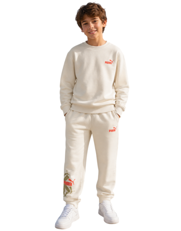Pantalón Puma ESS LOGO LAB Brand FL B "Alpine Snow"