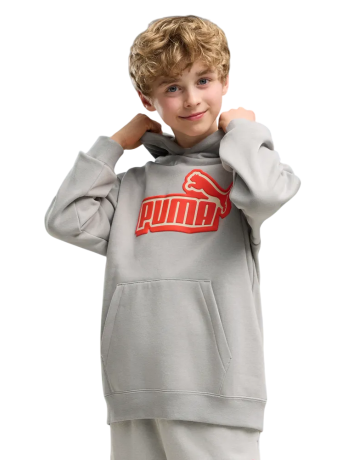 Sudadera Puma ESS LOGO LAB Relaxed FL B "Gray Echo"
