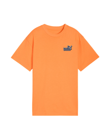 Camiseta Niño Puma ESS LOGO LAB Relaxed  "Melon Glow"