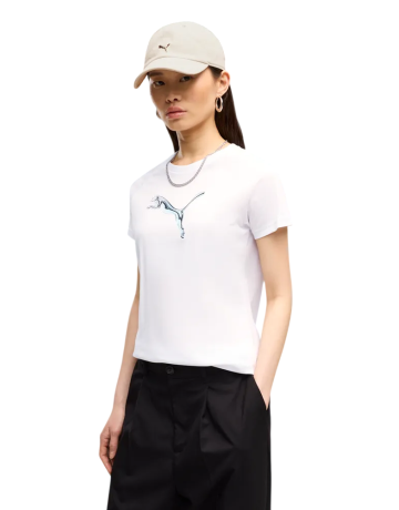 Camiseta Puma ESS LOGO LAB  "White"