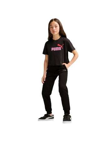 Puma Girls ESS+ Logo Sweatpants FL G "Black"