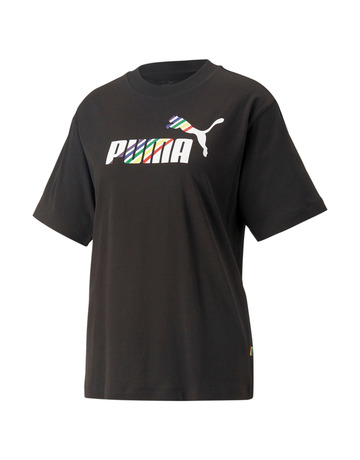 Puma ESS+ LOVE IS LOVE Relaxed Tee"Black"