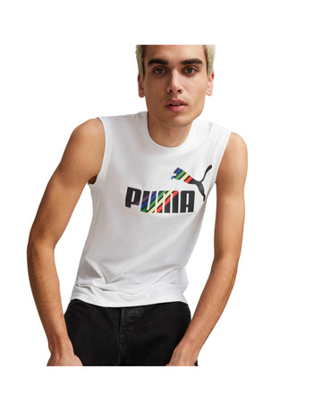 Puma ESS+ LOVE IS LOVE Sleeveless Tee "White"