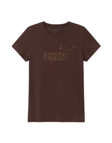 Camiseta Puma ESS+ RHINESTONE ​ "Chocolate Fondue"