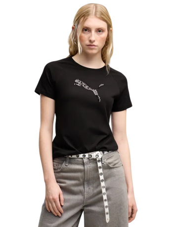 Camisetas Puma ESS SEQUINS Tee "Black"