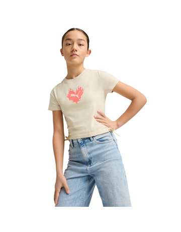 Añadir a la cesta Puma FLAMING LOVE Knotted Tee G "Alpine Snow" Puma FLAMING LOVE Knotted Tee G "Alpine Snow"