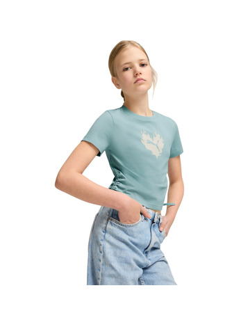 Añadir a la cesta Puma FLAMING LOVE Knotted Tee G "Modern Mint" Puma FLAMING LOVE Knotted Tee G "Modern Mint"