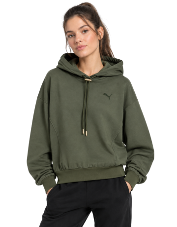 Sudadera Puma HER Relaxed Hoodie FL "Moss Veil"