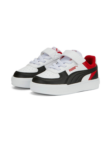 Puma Infants Caven Block AC+ "White-For All Time Red