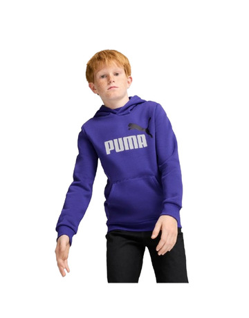 Puma Junior ESS+ 2 Col Big Logo Hoodie FL B "Lapis Lazuli"