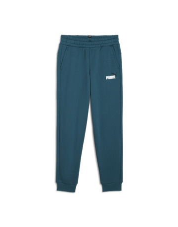 Puma Junior ESS+ 2 Col Logo Pants FL cl B "Cold Green"