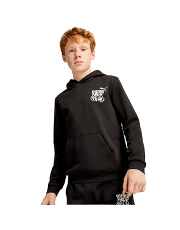 Puma Junior ESS+ MID 90s Hoodie FL B "Black"