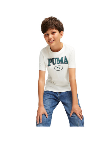 Puma Junior SQUAD Tee B "Warm White"
