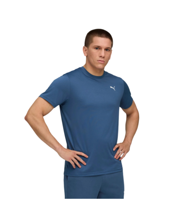 PUMA M TAD ESS SOLID CAT TEE LC "Dark Indigo"