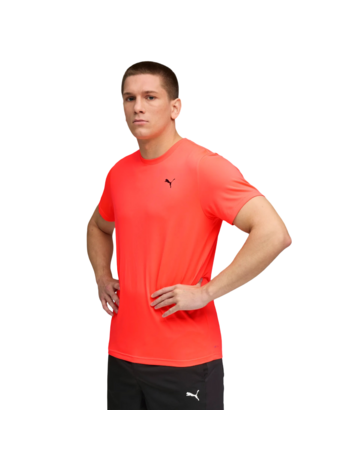 PUMA M TAD ESS SOLID CAT TEE LC "Glowing Red"