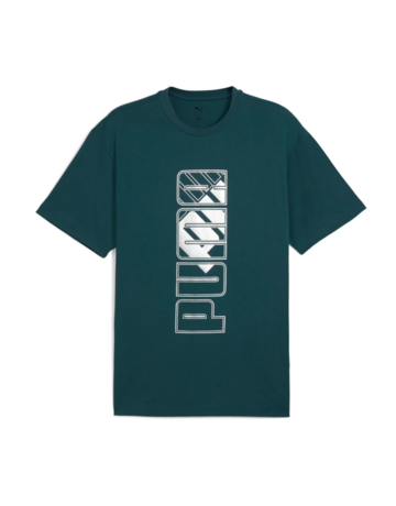Puma MAXIMAL METALLIC Relaxed Tee "Green Terrain"