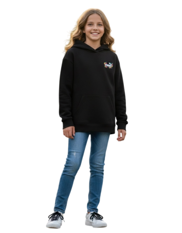 Sudadera Niña Puma MID90s Flower  "Black"